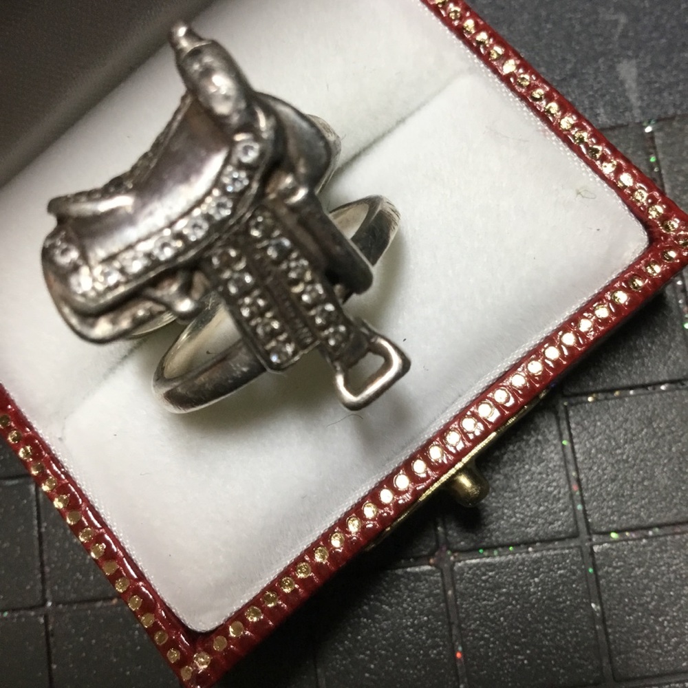 Sterling silver Western Saddle Ring